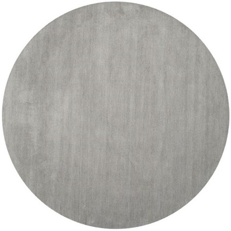 Safavieh Himalaya Hand Loomed Round Rug- Grey- 4 x 4 ft. HIM610K-4R